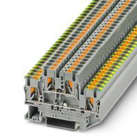 3210978 Phoenix Contact  PTTB 2.5-PE/L Series Grey, 0.14 → 4mm², Push In Termination