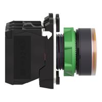 XB5AW35M5 Schneider Electric Harmony XB5 Illuminated Yellow Push Button NO/NC Spring Return