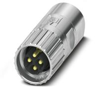 1629045 Phoenix Contact Cable Mount Industrial Circular Connectors, 4 Contacts, 17 mm Connector, Plug