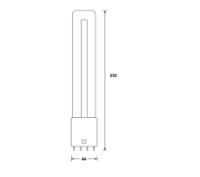 146741 LED PL Glass 2G11 20W (40W) 2500lm 840AC