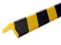 Durable Black, Yellow Corner Protector 1000mm x 40mm