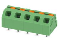 Phoenix Contact SPTAF 1/ 5-5.0-IL Series PCB Terminal Block, 5-Contact, 5mm Pitch, Through Hole Mount, 1-Row, Screw