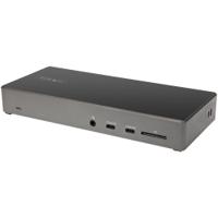 StarTech.com Triple Monitor 4K USB-C Docking Station with DisplayPort, HDMI - 6 x USB ports, USB A, USB C