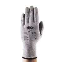 48711100 Ansell Grey HPPE, Spandex Cut Resistant Work Gloves, Size 10, Polyurethane Coating