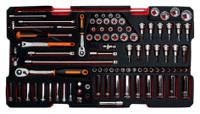 4750RCHDW01FF3 Bahco 194 Piece Heavy Duty Rigid Case General Purpose Tool Kit with High Protection Rigid CasesBahco