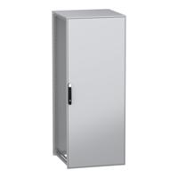NSYSFN20880 Schneider Electric PanelSeT SFN Series Galvanised Steel Single-Door-Door Floor Standing Enclosure, Plain Door Door,