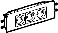 0 109 54 Legrand Cable Trunking Accessory, Mosaic