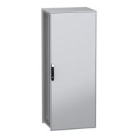NSYSFN20860P Schneider Electric PanelSeT SFN Series Galvanised Steel Single-Door-Door Floor Standing Enclosure, Plain Door Door,