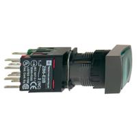 XB6DW3B1B Schneider Electric Harmony XB6 Series Illuminated Push Button, Panel Mount, 16mm Cutout, SPST, IP65
