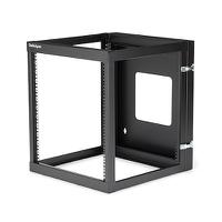RK1219WALLOH 12U Server Rack With Steel 2-Post Frame in Black