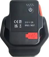 RS PRO Rechargeable LED Work Light, 2000 lumens, USB-C Plug, 5 V, IP65