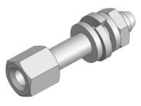 FCT from Molex Locking Mechanism For Use With 4-40 UNC Standard Thread Size