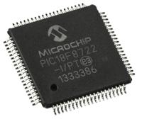 PIC18F8722-I-PT Microchip PIC18F8722-I/PT, 8bit PIC Microcontroller, 40MHz, 1.024 kB, 128 kB Flash, 80-Pin TQFP