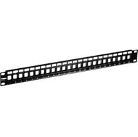 Trendnet TC Series Cat6 24 Port Patch Panel 45mm Black
