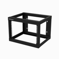 RK619WALLO 6U Server Rack With Steel 2-Post Frame in Black