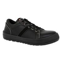 07VARGAS382439 Parade Vargas Unisex Black Stainless Steel Toe Capped Safety Trainers, UK 6, EU 39