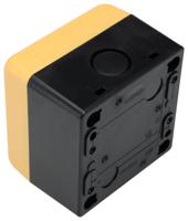 A22NZ-A-B01Y Omron A22N Push Button Enclosure, 1 Hole Yellow, 22mm diameter