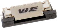 68712214022 Wurth Elektronik, WR-FPC 0.5mm Pitch 22 Way Horizontal Receptacle FPC Connector, ZIF Top Contact