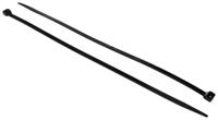 233-493 RS Pro Black Nylon Non-Releasable Cable Tie, 380mm x 7.6 mmRS Pro