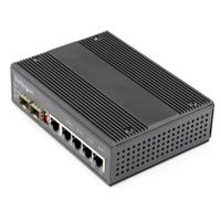 IES1G52UP12V StarTech.com , Unmanaged 6 Port Gigabit Switch With PoE