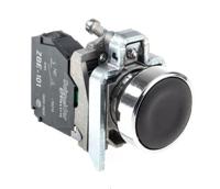 XB4BA21 Schneider Electric Harmony XB4 Black Push Button NO Spring Return