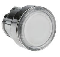 ZB4BW313 Schneider Electric Harmony XB4 Series, White Push Button Head, Spring Return, 22mm Cutout