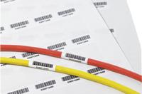 HellermannTyton White Adhesive Label Sheet, Pack of 1000EA