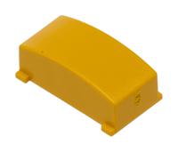 1630004 Yellow Modular Switch Cap for use with 16310 Series Push Button Switch, 16315 Series Push Button Switch