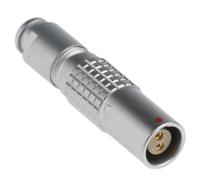 LEMO Circular Connector, 2 Contacts, Cable, Socket, Female, IP50, 0B Series