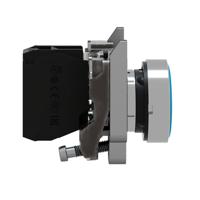 XB4BA61 Schneider Electric Harmony XB4 Blue Push Button NO Spring Return