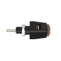 Schutzinger 12.6mm Brown Terminal Post, 30 V ac, 60 V dc, 5A, M8 x 0.5 Thread