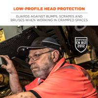 23379 Ergodyne Green Standard Peak Bump Cap, Foam Protective MaterialErgodyne