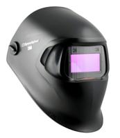 3M 100 Flip-Up Welding Helmet, Auto-Darkening Lens, Adjustable Headband, 44 x 93mm Lens
