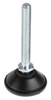 A040-005 Nu-Tech Engineering Zinc Plated Steel Adjustable Feet A040/005 40mm Dia. 81mm 450kg Static load Capacity ,60mm M8