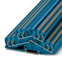 3210610 Phoenix Contact  PTTBS 2.5-QUATTRO BU Series Blue, 0.14 → 4mm², Push In Termination
