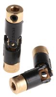 Huco Universal Joint 103.06.1414, Single, Plain, Bore 3 x 3mm, 27.2mm Length