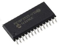 PIC18F2525-I-SO Microchip PIC18F2525-I/SO, 8bit PIC Microcontroller, 40MHz, 1.024 kB, 48 kB Flash, 28-Pin SOIC