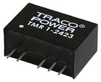 TMR-1-2423 TRACOPOWER TMR 1 1W Isolated DC-DC Converter Through Hole, Vin 18 → 36 V dc, Vout ±15V dc