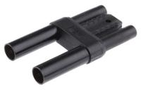 24-0028-21 Multi Contact, Black 4mm Banana Plug, Nickel Plated, 1kV, 32A