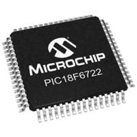 PIC18LF6722-I-PT Microchip PIC18LF6722-I/PT, 8bit PIC Microcontroller, 40MHz, 1.024 kB, 128 kB Flash, 64-Pin TQFP