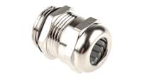 HARTING Han CGM-M Series Metallic Metal Cable Gland, M20 Thread, 5mm min., 12mm max., IP68