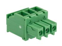 Phoenix Contact, 3.81mm Pitch, MCVW 1.5/3-ST-3.81, 3 Way, , Pluggable Terminal Block, Plug, Cable Mount, Screw