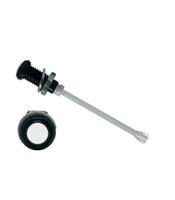 RHD-1660-F6P67PR  Bivar, Panel Mount Vertical LED Light Pipe, Clear Round Lens