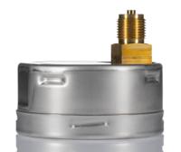 8776989 WIKA G 1/2 Back Entry Analogue Positive Pressure Gauge 4bar, , 0bar min.