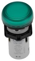 LPMLM3 Lovato, LPML, Panel Mount Green LED Pilot Light, 22mm Cutout, IP66, IP67, IP69K, Round, 230V