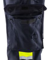 129518-171-306 Fristads 2162 ATHF Men's Trousers Navy, Yellow 108 cm Waist 80cm Leg