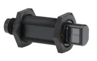 E3RA-RN21 Omron Retro-reflective Photoelectric Sensor 0.1 → 3 m Detection Range NPN IP67, IP69K Barrel Style