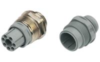 Hirschmann, NR 7 Pole M26 Din Socket, DIN 43651, 10A, 250 V ac/dc IP65, Female, Panel Mount