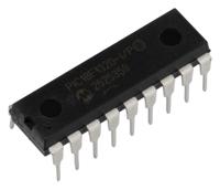 PIC18F1320-I-P Microchip PIC18F1320-I/P, 8bit PIC Microcontroller, 40MHz, 8 kB, 256 B Flash, 18-Pin PDIP