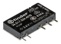 34-51-7-024-4010 Finder, 24V Coil Non-Latching Relay SPDT, 6A Switching Current DIN Rail,  Single Pole, 345170244010